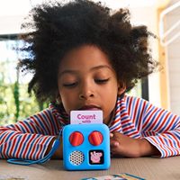 Appareil portable personnalisé de haute qualité en plastique ABS, sans écran, pour la lecture de cartes flash et le récit d'histoires, idéal pour l'heure du coucher des bébés