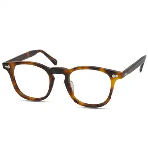 Lot de lunettes carrées vertes Acetato Retro Designer Custom Montures de lunettes Rondes pour hommes Culos De Solculos De Sol De Acetato