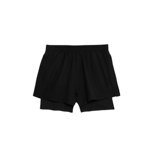 Pantalones cortos de gimnasio para mujer, 100% poliéster, logotipo personalizable, pegatina, transpirable, Ajuste Recto, diseño de patrón de Color, pantalones cortos de entrenamiento para mujer - Product Image 1