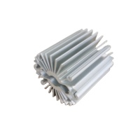 Radiateur en aluminium extrudé 6063 usiné sur mesure par CNC, anodisé, dissipateur de chaleur pour éclairage LED