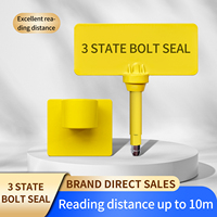Verrouillage électronique du boulon RFID Container Security Bolt Seal Chip HF E-seal à trois états avec code d'identification univoque