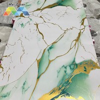 MOI Teal Pink Floral Medallion Wallpaper Roll 45cm X 10m Dekorasi Dinding Elegan