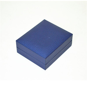 Phổ Biến Kết Cấu Giấy Màu Xanh Màu Sắc Có Thể Tháo Rời Nhung Chèn Tùy Chỉnh Trang Sức Set Box Cho Vòng Vòng Đeo Tay Mặt Dây Chuyền Đá Quý Bao Bì - Product Image 6