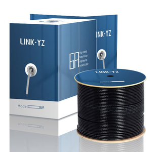 <span class=keywords><strong>Cable</strong></span> Ethernet LAN UTP CAT5e <span class=keywords><strong>de</strong></span> Cobre CCA para Interiores, Par Trenzado RJ45 POE, Venta al por Mayor <span class=keywords><strong>de</strong></span> Fábrica LinkYZ HSYV-5 - Product Image 5
