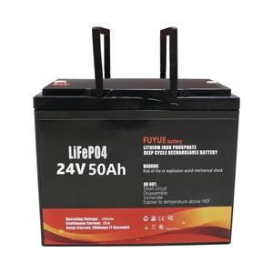 24V 100Ah 200Ah 300Ah LiFePO4リチウム電池、6000+ディープサイクルグレードAセル、スマートBMS搭載、RV・船舶用ソーラーエネルギー貯蔵 - Product Image 1