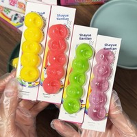 Sucettes colorées fantaisie en forme de bâtonnets longs, saveur fruitée, vente en gros, logo personnalisé, collation pour enfants, bonbons durs