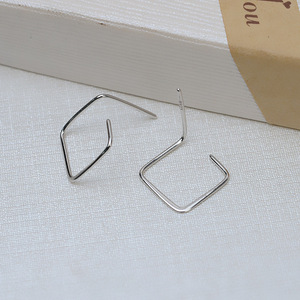Boucles d'oreilles en argent S925 en forme d'œuf de poussin, polyvalentes, DIY, perle vide, boucle d'oreille pour femme, ciblées, 1013, accessoires de mode, personnalisées - Product Image 4