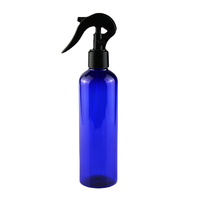 Bouteille pulvérisateur vide en PET, ronde, ambrée ou transparente, 250 ml, 500 ml, en plastique, avec pulvérisateur à gâchette à brume fine, pour emballage cosmétique, vente en gros