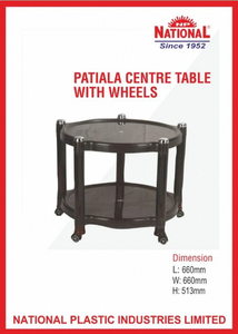 โต๊ะกาแฟพลาสติกมีล้อเลื่อน - Product Image 3