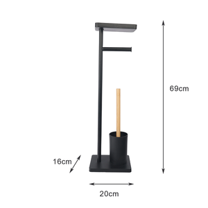 <span class=keywords><strong>Porta</strong></span> fazzoletti da bagno e <span class=keywords><strong>porta</strong></span> <span class=keywords><strong>carta</strong></span> <span class=keywords><strong>igienica</strong></span> nero spazzola da bagno <span class=keywords><strong>in</strong></span> <span class=keywords><strong>legno</strong></span> <span class=keywords><strong>porta</strong></span> rotolo da bagno <span class=keywords><strong>in</strong></span> metallo con manico - Product Image 6