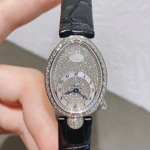 Montre-bracelet automatique de luxe pour femme, sertie de diamants, élégante et de haute qualité - Product Image 1