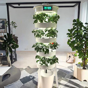 Système aquaponique hydroponique vertical compact avec pompe et lampes de culture pour la croissance des plantes d'<span class=keywords><strong>intérieur</strong></span>, <span class=keywords><strong>arrosage</strong></span> <span class=keywords><strong>automatique</strong></span> et performance stable - Product Image 6