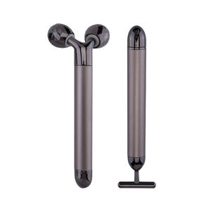 Điện 3D con lăn năng lượng vẻ đẹp thanh mặt massager 24K vàng xung rung mặt massager mặt nâng công cụ - Product Image 5