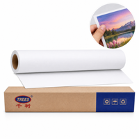 Rouleau de papier synthétique PP mat, éco-solvant, pour affiches intérieures, impression de signalétique commerciale, vente en gros pour la fabrication de panneaux publicitaires
