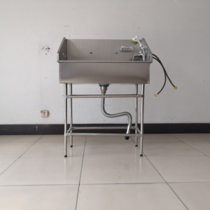 Baignoire de Luxe pour Animaux de Compagnie en Acier Inoxydable Écologique EUR PET pour le Toilettage des Chiens et des Chats - Product Image 2