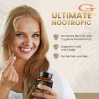 Chumita Maximun Dosage Reishi Lions Mane Mushroom Capsules Soutient la Longévité Complément Alimentaire