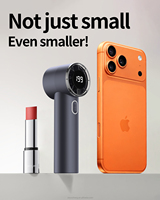 Kipas Genggam Mini Lipat T-233 Kecepatan Tinggi 2000mAh USB Type-C Isi Ulang Portabel - Promo!