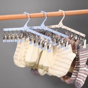 Clothing Organizer Hanger With Clips For Socks And Small Clothes Hanging <b>Rack</b> Storage Solution Home Use Balcony <b>Drying</b> <b>Rack</b> - Product Image 1