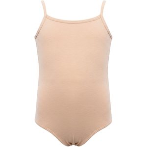 Maillot de Ballet Tipo Camisola para Niñas – Maillot de Danza de Algodón Suave con Tirantes Ajustables y Forro Completo en la Parte Delantera - Product Image 2