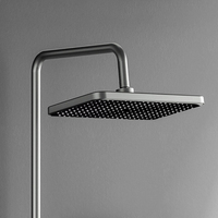 Ensemble de robinetterie de douche à touches de piano, affichage de la température, type bouton, pour salle de bain, vente directe usine