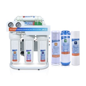 Filtro de Agua de Ósmosis Inversa con Manómetros Dobles, Purificador de Agua Doméstico de 6 Etapas, Máquina Alcalina para Uso Doméstico - Product Image 2