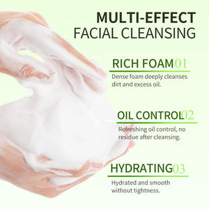 Limpiador Facial en Espuma GREENLEM con Vitamina E y Ácido Hialurónico, Limpieza Profunda Suave, Control de Grasa, Para Todo Tipo de Piel, 120 ml, Marca Privada - Product Image 4