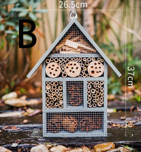 Hotel para Insectos de Madera Extra Grande para Animales Salvajes - Ideal para Abejas Mason, Abejas Cortadoras de Hojas, Mariposas - Casa Polinizadora Desmontable y Móvil - Product Image 3