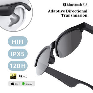 Lunettes de traduction en temps réel HY02 AI BT 5.3 HIFI stéréo pour les voyages, les affaires, traducteur de langue intelligent mains libres - Product Image 4