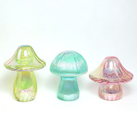Décorations de pâques commerciales bon marché à piles led champignon lumière printemps pièce maîtresse de table