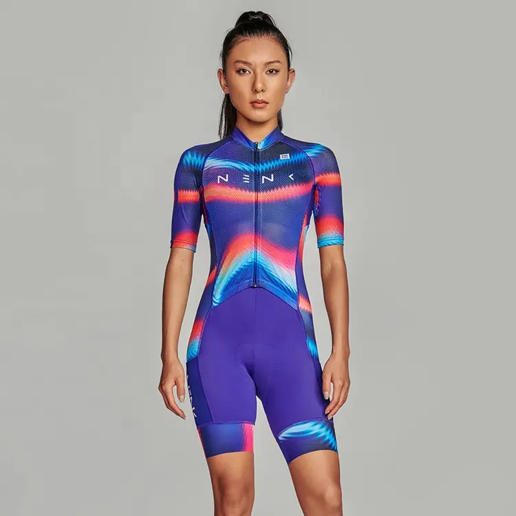 PRO7 custom high performance cycling skin suit women cycling pro skin suit sublimation printing ladies cycling set