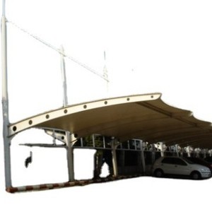 Modern Steel Frame Carport Arch <b>Roof</b> PVC Coated Waterproof 2 Car Parking Garage <b>Canopy</b> Outdoor - Product Image 5