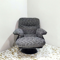 Fauteuil pivotant individuel scandinave personnalisable, mobilier de salon moderne et décontracté de luxe, fauteuil de détente en tissu
