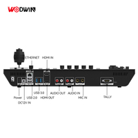 Peralatan Streaming Langsung Video Mixer 8 Saluran PGM 8 Saluran PVW, Switcher Video IP POE untuk Streaming Langsung, Laris Terjual