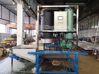 Máquina Industrial para hacer hielo, máquina cilíndrica de fábrica de tubos de hielo para América Latina, Costa Rica, Perú