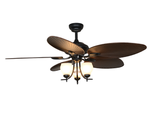 Luz de ventilador de techo de 56 pulgadas, 3 lámparas, diseño retro innovador, decoración de hotel, control remoto, candelabro de luz de ventilador ABS - Product Image 1