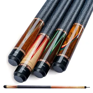 Professionele Cycloon Biljart Cue Stick Ingelegd Carving Cue 13Mm Tip 3*8/8 Radiale Pin Handgemaakte Biljart Keu