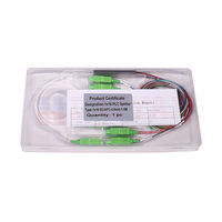 0.9mm jenis tabung baja serat optik 1X16 tabung baja pemisah plc