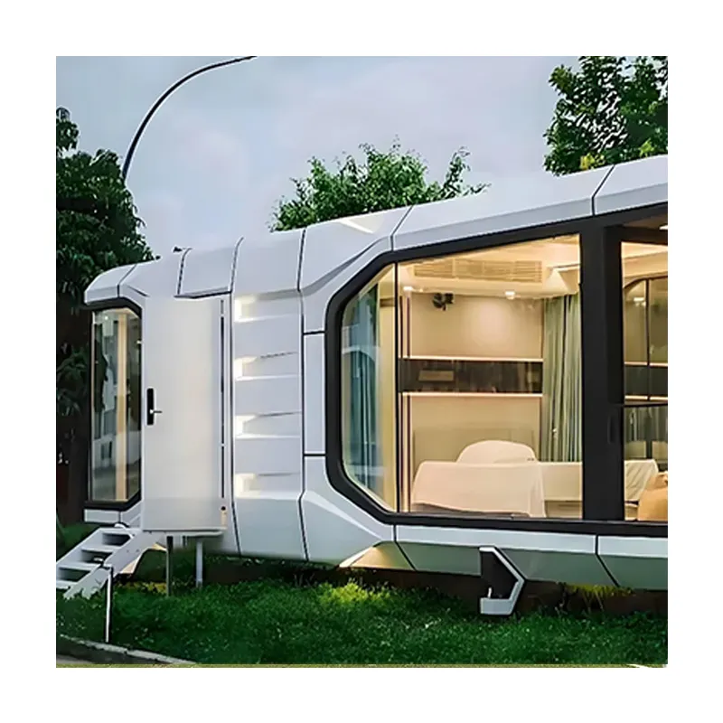 Mobile Modular Prefab Houses Modern With 3 Rooms Foldable Luxury Home 20ft 40ft Container House