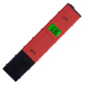 Handheld BackLight PH Meter ATC Portable Digital Tester精度水質水泳プール水族館電極