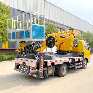 कारखाना हवाई कार्य टेलीस्कोपिक बूम लिफ्ट 18 मीटर हवाई कार्य मंच ट्रक उच्च ऊंचाई वाले ऑपरेशन ट्रक - Product Image 4