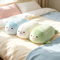 En gros, Peluche phoque, Coussin en peluche souple et élastique, Cadeau créatif doux pour la vente au détail et la revente en magasins et supermarchés