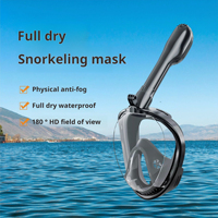 Nouveau style de masque de plongée intégral anti-buée en PC, universel, confortable, pour une respiration efficace lors du snorkeling et de la plongée