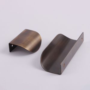 HK0059 Solid Brass Forged Wing Drawer <strong>Door</strong> Cabinet Handle Kitchen Furniture <strong>Knob</strong> for Wardrobe Wine Cabinet Bookcase - Product Image 3