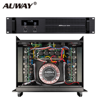 Amplificateur de puissance 2U AM450 400W, circuit classe H, 4 ohms, métal, bonne qualité sonore