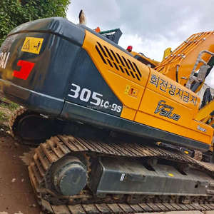 Excavatrice sur chenilles Hyundai d'occasion haute performance 305LC-9S (2023) avec moteur Cummins, pompe et roulement, équipement de construction lourd de 30 tonnes - Product Image 4