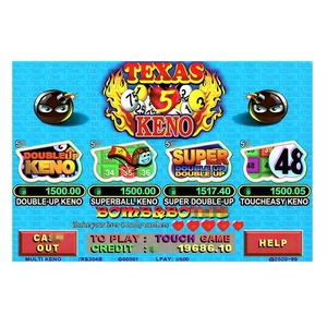 Tablero de Juego Texas Keno 5 Hearts POG Pot of Gold con Tasa de Ganancia del 86% para Máquina de Entretenimiento de Pantalla Única (MOQ 1 Unidad) Precio de Fábrica - Product Image 1