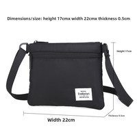 Kleine crossbodytas voor heren, zomer, Japanse stijl, eenvoudige schoudertas, casual draagbare kleine crossbodytas, telefoontas