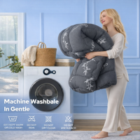 Protège-matelas en tissu de bambou lavable, respirant, doux, épais, matelassé, tricoté, antibactérien, certifié Oeko-Tex