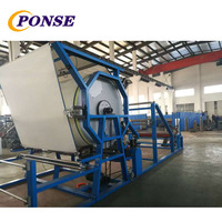 Automatique à base d'eau colle machine à plastifier pour mousse avec tissu
