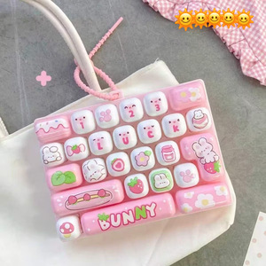 <b>Mechanical</b> <b>Keyboard</b> Shaped Keychain Pendant Couple Bag Charm Unisex Toy for Stress Relief and Venting Ages 15+ - Product Image 6